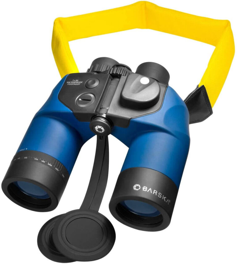 Barska Deep Sea 7 x 50 Waterproof Marine Binoculars with Internal Rangefinder & Compass_